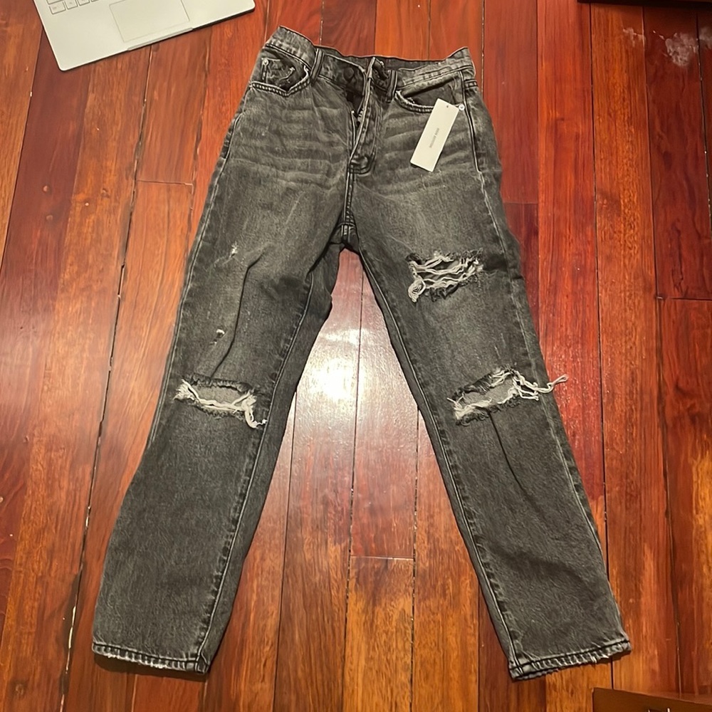 Urban outfitters bdg high waist slim fit ripped jeans
